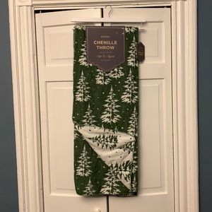Reversible Chenille Throw